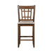 Santa Rosa - Lattice Back Counter Chair - Antique Honey – Counter Chairs by Liberty Furniture at Furniture Wholesale Plus , Nashville furniture store