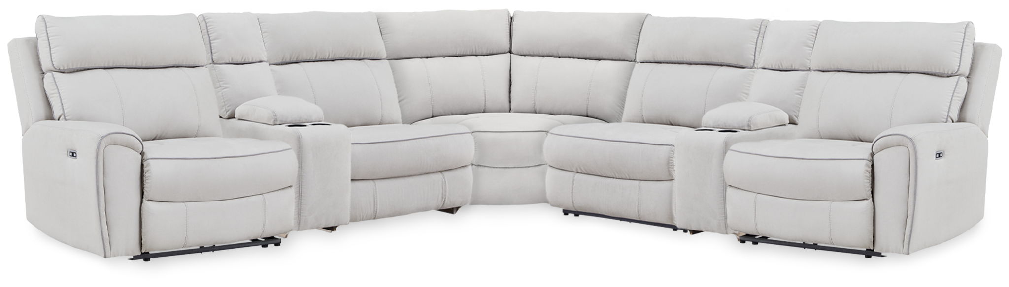 Social Pointe - Reclining Sectional – Reclining Sectionals by Signature Design by Ashley® at Furniture Wholesale Plus , Nashville furniture store