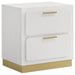 Caraway - 2-Drawer Nightstand - Premium Accent Nightstands from Coaster Fine Furniture - Just $169! Shop now at Furniture Wholesale Plus  We are the best furniture store in Nashville, Hendersonville, Goodlettsville, Madison, Antioch, Mount Juliet, Lebanon, Gallatin, Springfield, Murfreesboro, Franklin, Brentwood