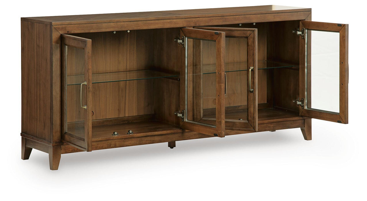 Annswick - Accent Cabinet - Medium Brown – Accent Cabinets by Signature Design by Ashley® at Furniture Wholesale Plus , Nashville furniture store