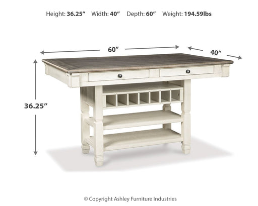Bolanburg - Rectangular Dining Room Counter Table - Beige – Counter Tables by Signature Design by Ashley® at Furniture Wholesale Plus , Nashville furniture store