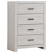 Brantford - 4-Drawer Bedroom Chest – Accent Chests by CoasterEveryday at Furniture Wholesale Plus , Nashville furniture store