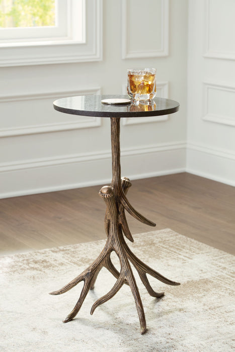 Lemkins - Accent Table - Black / Antique Gold Finish – Accent Tables by Signature Design by Ashley® at Furniture Wholesale Plus , Nashville furniture store