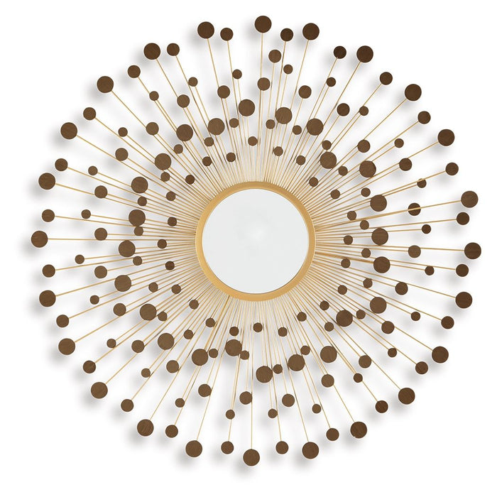 Morwenna - Accent Mirror - Bronze / Gold Finish – Accent Mirrors by Signature Design by Ashley® at Furniture Wholesale Plus , Nashville furniture store