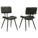 Misty - Leather Upholstered Dining Chair (Set of 2) - Espresso - Premium Chair Sets from CoasterEssence - Just $499! Shop now at Furniture Wholesale Plus  We are the best furniture store in Nashville, Hendersonville, Goodlettsville, Madison, Antioch, Mount Juliet, Lebanon, Gallatin, Springfield, Murfreesboro, Franklin, Brentwood