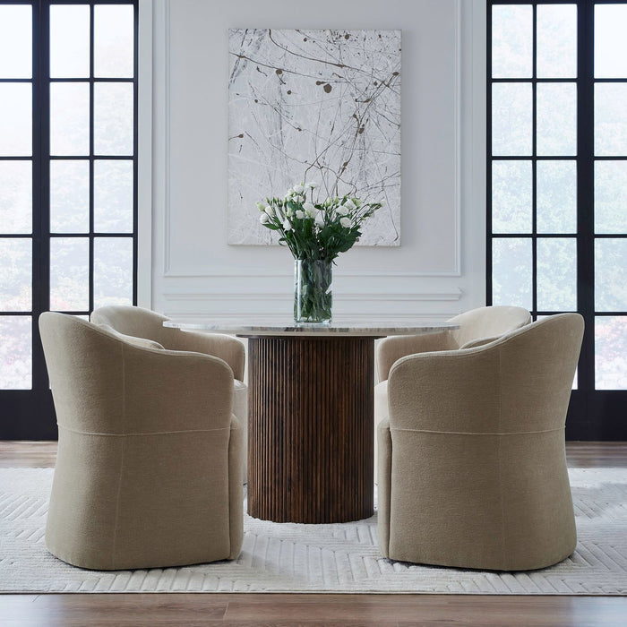 Accent Dining - Accent Chair With Casters – Side Chairs by Liberty Furniture at Furniture Wholesale Plus , Nashville furniture store