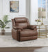 Ellington - Upholstered Padded Arm Accent Chair - Dark Brown – Arm Chairs by Coaster Fine Furniture at Furniture Wholesale Plus , Nashville furniture store