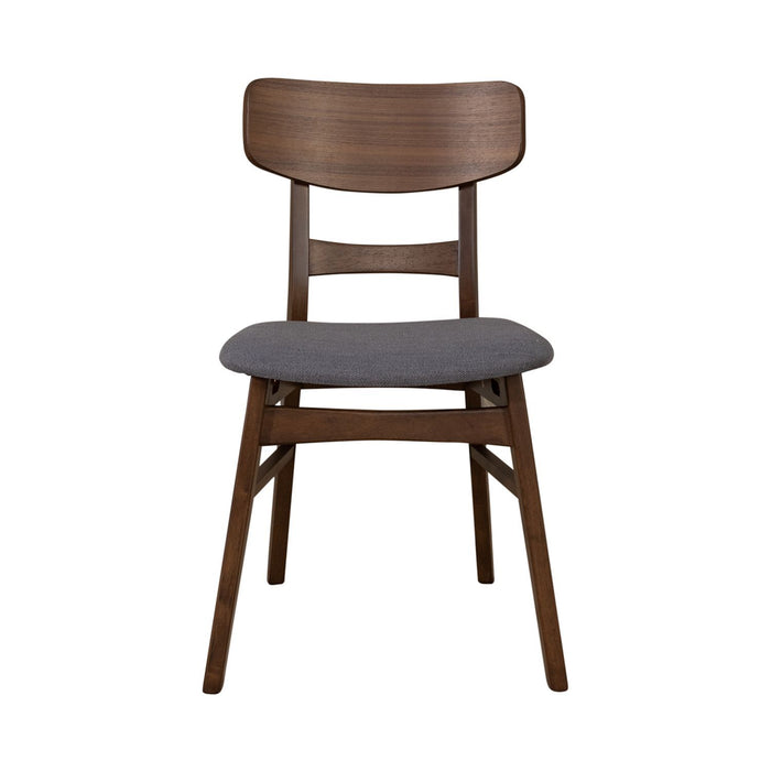 Space Savers - Panel Back Side Chair - Walnut – Side Chairs by Liberty Furniture at Furniture Wholesale Plus , Nashville furniture store