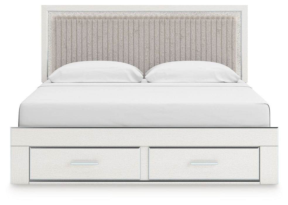 Zuraleus - Upholstered Panel Platform Storage Bed – Storage Beds by Signature Design by Ashley® at Furniture Wholesale Plus , Nashville furniture store