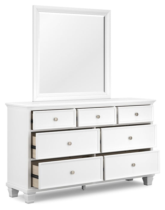 Fortman - Dresser And Mirror - White – Dresser & Mirror by Signature Design by Ashley® at Furniture Wholesale Plus , Nashville furniture store