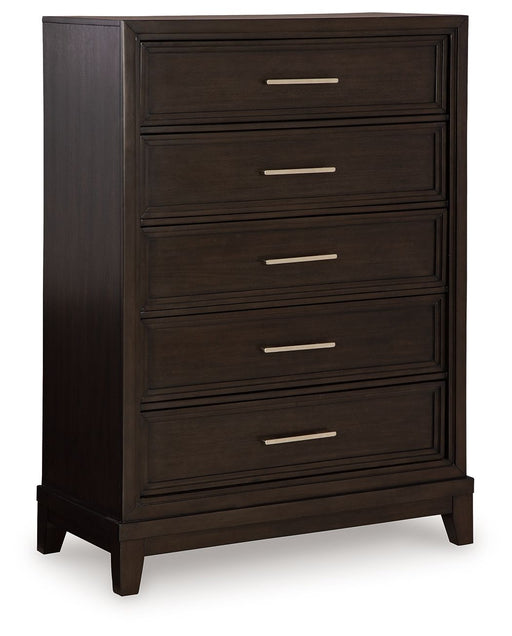 Neymorton - Dark Grayish Brown - Five Drawer Chest - Premium Accent Chests from Signature Design by Ashley® - Just $708! Shop now at Furniture Wholesale Plus  We are the best furniture store in Nashville, Hendersonville, Goodlettsville, Madison, Antioch, Mount Juliet, Lebanon, Gallatin, Springfield, Murfreesboro, Franklin, Brentwood