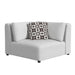 Zandara - 5 Piece Modular Set Sectional With Ottoman - Beige – 2 Piece Outdoor Sets by Elements International at Furniture Wholesale Plus , Nashville furniture store