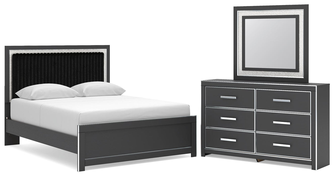Zuraleus - Upholstered Panel Platform Bedroom Set – 3 Piece Bedroom Sets by Signature Design by Ashley® at Furniture Wholesale Plus , Nashville furniture store
