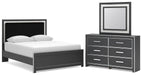 Zuraleus - Upholstered Panel Platform Bedroom Set – 3 Piece Bedroom Sets by Signature Design by Ashley® at Furniture Wholesale Plus , Nashville furniture store