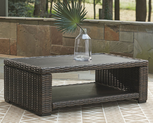 Grasson Lane - Brown - Rectangular Cocktail Table - Premium Coffee Tables from Signature Design by Ashley® - Just $528! Shop now at Furniture Wholesale Plus  We are the best furniture store in Nashville, Hendersonville, Goodlettsville, Madison, Antioch, Mount Juliet, Lebanon, Gallatin, Springfield, Murfreesboro, Franklin, Brentwood
