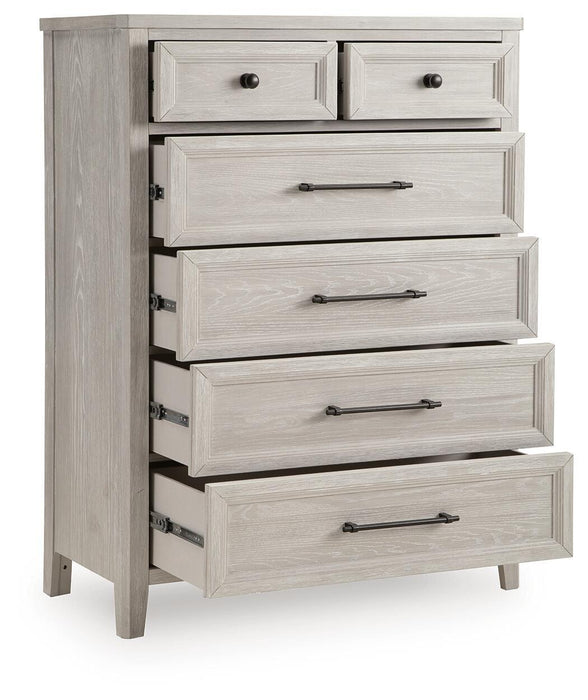 Darbonton - Six Drawer Chest - Dove White – Accent Chests by Signature Design by Ashley® at Furniture Wholesale Plus , Nashville furniture store