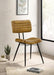 Misty - Leather Upholstered Dining Side Chair (Set of 2) - Camel - Premium Chair Sets from CoasterEssence - Just $499! Shop now at Furniture Wholesale Plus  We are the best furniture store in Nashville, Hendersonville, Goodlettsville, Madison, Antioch, Mount Juliet, Lebanon, Gallatin, Springfield, Murfreesboro, Franklin, Brentwood