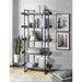 Preston - Bookshelf - Gray – Standard Bookcases by Elements International at Furniture Wholesale Plus , Nashville furniture store