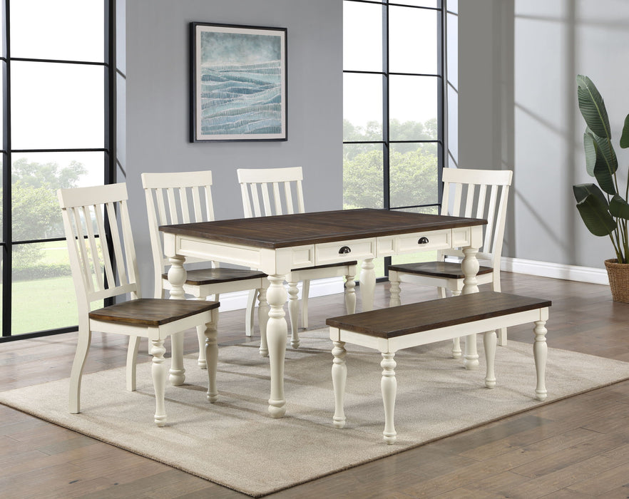Joanna - Dining Set – 6 Piece Dining Room Sets by Steve Silver Furniture at Furniture Wholesale Plus , Nashville furniture store