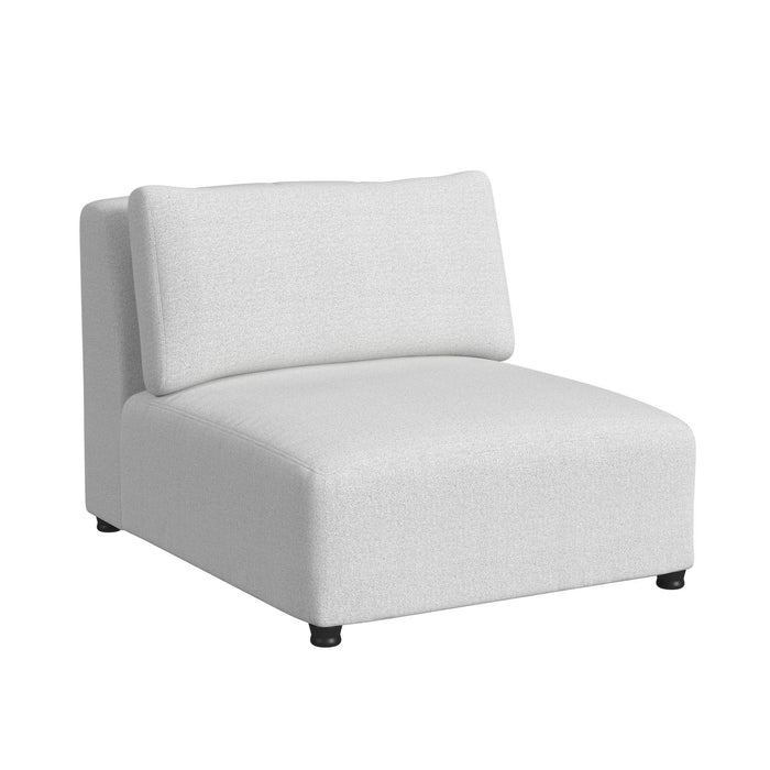 Zandara - 5 Piece Modular Set Sectional With Ottoman - Beige – 2 Piece Outdoor Sets by Elements International at Furniture Wholesale Plus , Nashville furniture store