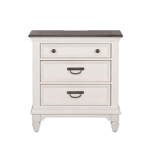 Allyson Park - Nightstand w/ Charging Station – Nightstands w/ Charging Stations by Liberty Furniture at Furniture Wholesale Plus , Nashville furniture store
