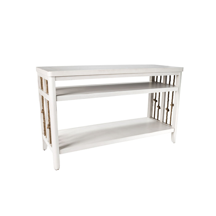 Dockside - Sofa Table - White – Sofa Tables by Liberty Furniture at Furniture Wholesale Plus , Nashville furniture store