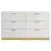 Caraway - 6-Drawer Dresser – Dressers by Coaster Fine Furniture at Furniture Wholesale Plus , Nashville furniture store