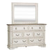 Abbey Park - Dresser & Mirror - Antique White – Dresser & Mirror by Liberty Furniture at Furniture Wholesale Plus , Nashville furniture store