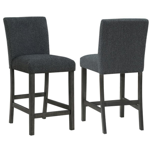 Alba - Boucle Upholstered Counter Height Dining Chair (Set of 2) - Premium Chair Sets from CoasterEveryday - Just $309! Shop now at Furniture Wholesale Plus  We are the best furniture store in Nashville, Hendersonville, Goodlettsville, Madison, Antioch, Mount Juliet, Lebanon, Gallatin, Springfield, Murfreesboro, Franklin, Brentwood