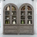 River Place - Bunching Curio (Set of 2) - Riverstone Gray & Tobacco – 2 Piece Dining Room Sets by Liberty Furniture at Furniture Wholesale Plus , Nashville furniture store