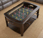 Diletta - Foosball Cocktail Table - Brown – Cocktail Tables by Steve Silver Furniture at Furniture Wholesale Plus , Nashville furniture store