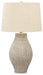 Layal - Paper Table Lamp  - Beige – Table Lamps by Signature Design by Ashley® at Furniture Wholesale Plus , Nashville furniture store