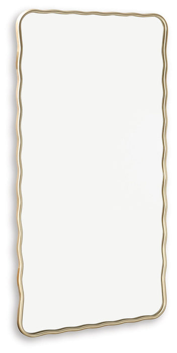 Brenthill - Accent Mirror - Gold – Accent Mirrors by Signature Design by Ashley® at Furniture Wholesale Plus , Nashville furniture store