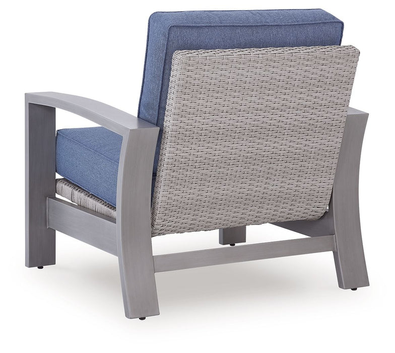 Half Moon Beach - Spring Lounge Chair - Blue / Gray – Lounge Chairs by Signature Design by Ashley® at Furniture Wholesale Plus , Nashville furniture store