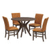 Santa Barbara - Standard Height Dining Set – 5 Piece Dining Room Sets by Elements International at Furniture Wholesale Plus , Nashville furniture store