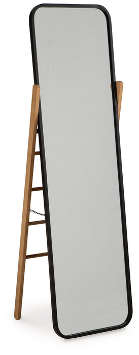 Bronick - Floor Mirror - Black / Brown – Floor Mirrors by Signature Design by Ashley® at Furniture Wholesale Plus , Nashville furniture store