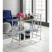 Ezra - Serving Bar Cart - Chrome – Bar Carts by Elements International at Furniture Wholesale Plus , Nashville furniture store