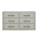 Modern Play - 6 Drawer Dresser - Natural White – Dressers by Liberty Furniture at Furniture Wholesale Plus , Nashville furniture store