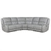 Alexandria - Leather Power Sectional – Reclining Sectionals by Steve Silver Furniture at Furniture Wholesale Plus , Nashville furniture store
