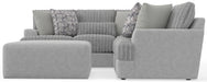 Titan - Sectional With Comfort Coil Seating, Cocktail Ottoman And Accent Pillows Included – 2 Piece Living Room Sets by Jackson at Furniture Wholesale Plus , Nashville furniture store