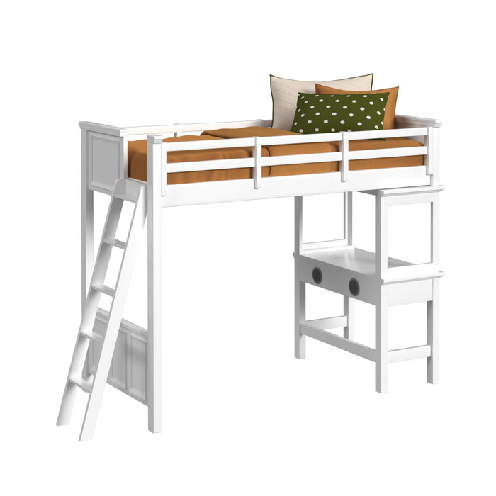 Hampton Kids - Loft With Ladder And Desk With Speaker – Loft Beds by Elements International at Furniture Wholesale Plus , Nashville furniture store