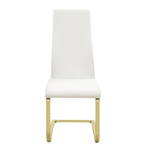 Montclair - Upholstered Dining Side Chair (Set of 4) - White - Premium Chair Sets from CoasterEssence - Just $629! Shop now at Furniture Wholesale Plus  We are the best furniture store in Nashville, Hendersonville, Goodlettsville, Madison, Antioch, Mount Juliet, Lebanon, Gallatin, Springfield, Murfreesboro, Franklin, Brentwood