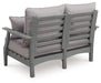 Cove Beach - Loveseat With Cushion - Gray – Loveseats by Signature Design by Ashley® at Furniture Wholesale Plus , Nashville furniture store