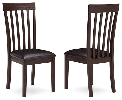 Hammis - Dining UPH Side Chair (Set of 2) - Dark Brown – Chair Sets by Signature Design by Ashley® at Furniture Wholesale Plus , Nashville furniture store