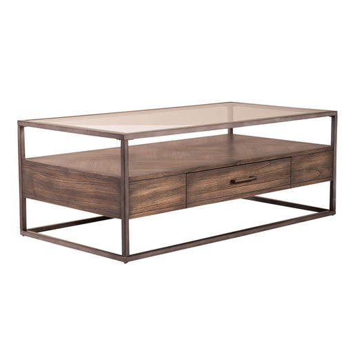 Jamestown - Rectangular Cocktail Table - Tobacco – Cocktail Tables by Liberty Furniture at Furniture Wholesale Plus , Nashville furniture store