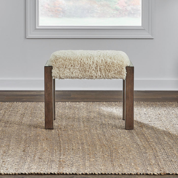 Broadmore - Upholstered Console Stool - Cobblestone Brown – Counter Height (24"-27") by Liberty Furniture at Furniture Wholesale Plus , Nashville furniture store