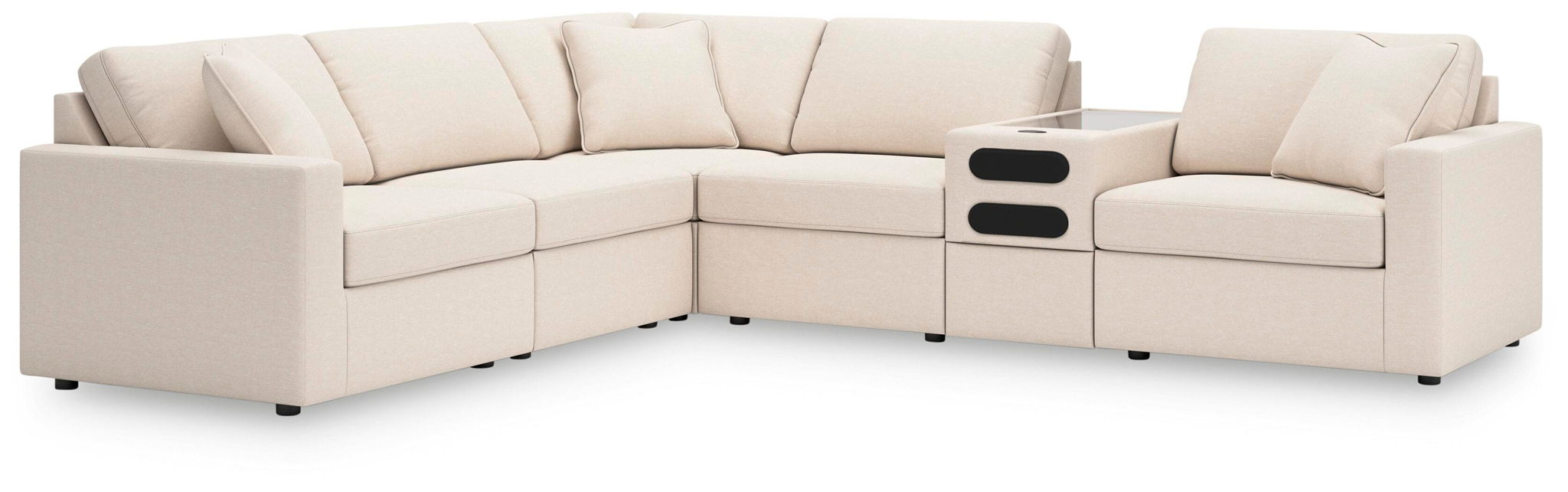 Modmax - Sectional - Oyster – Stationary Sectionals by Signature Design by Ashley® at Furniture Wholesale Plus , Nashville furniture store