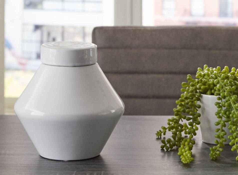 Domina - Large Jar – Vases & Jars by Signature Design by Ashley® at Furniture Wholesale Plus , Nashville furniture store