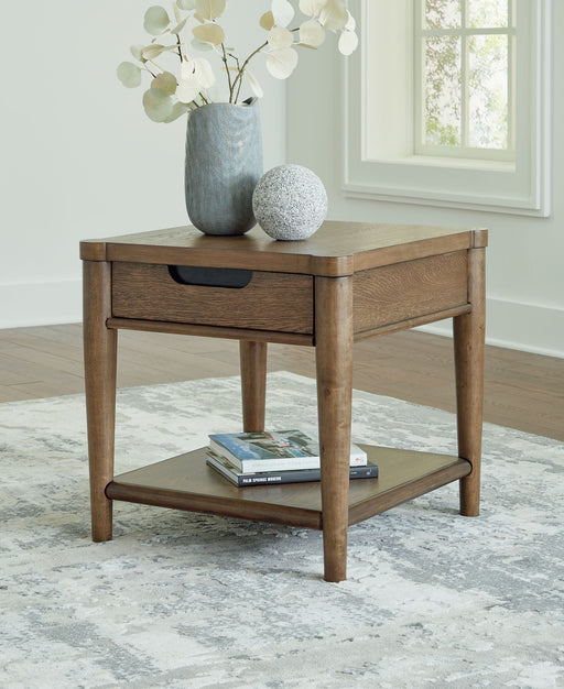 Roanhowe - Rectangular End Table - Brown – End Tables by Signature Design by Ashley® at Furniture Wholesale Plus , Nashville furniture store
