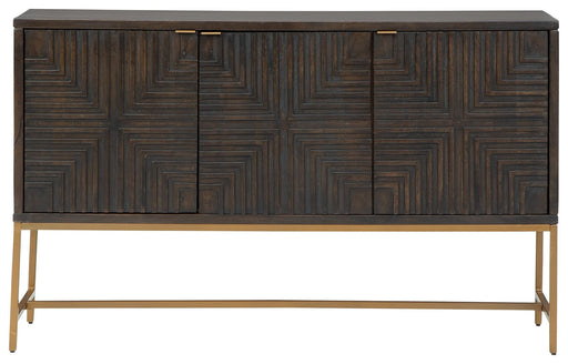 Elinmore - Brown / Gold Finish - Accent Cabinet - Premium Accent Cabinets from Signature Design by Ashley® - Just $708! Shop now at Furniture Wholesale Plus  We are the best furniture store in Nashville, Hendersonville, Goodlettsville, Madison, Antioch, Mount Juliet, Lebanon, Gallatin, Springfield, Murfreesboro, Franklin, Brentwood